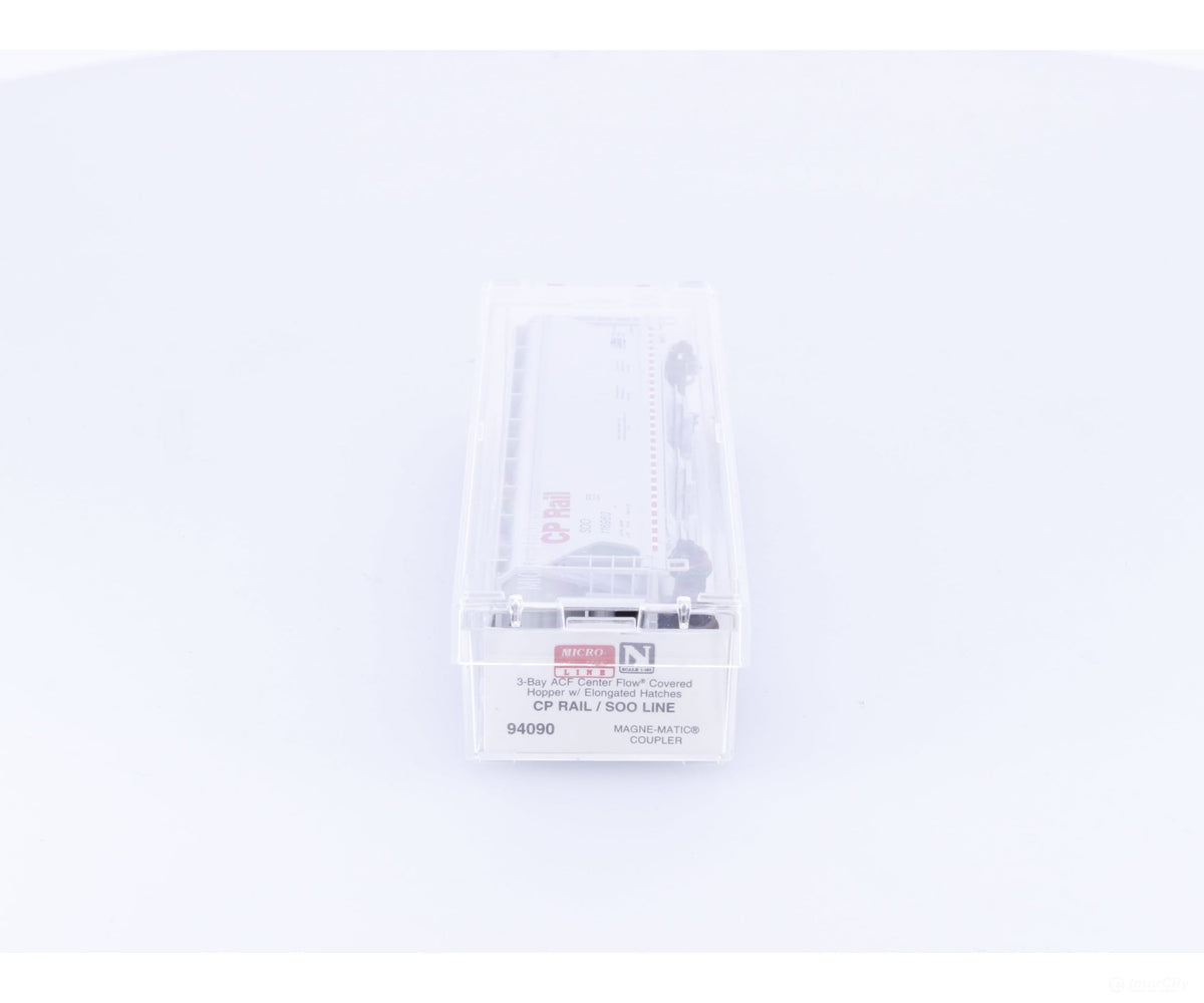 Micro Trains 94090 N 3 Bay ACF Covered Hopper (SOO) Canadian Pacific (CP) 116960 - Freight Cars