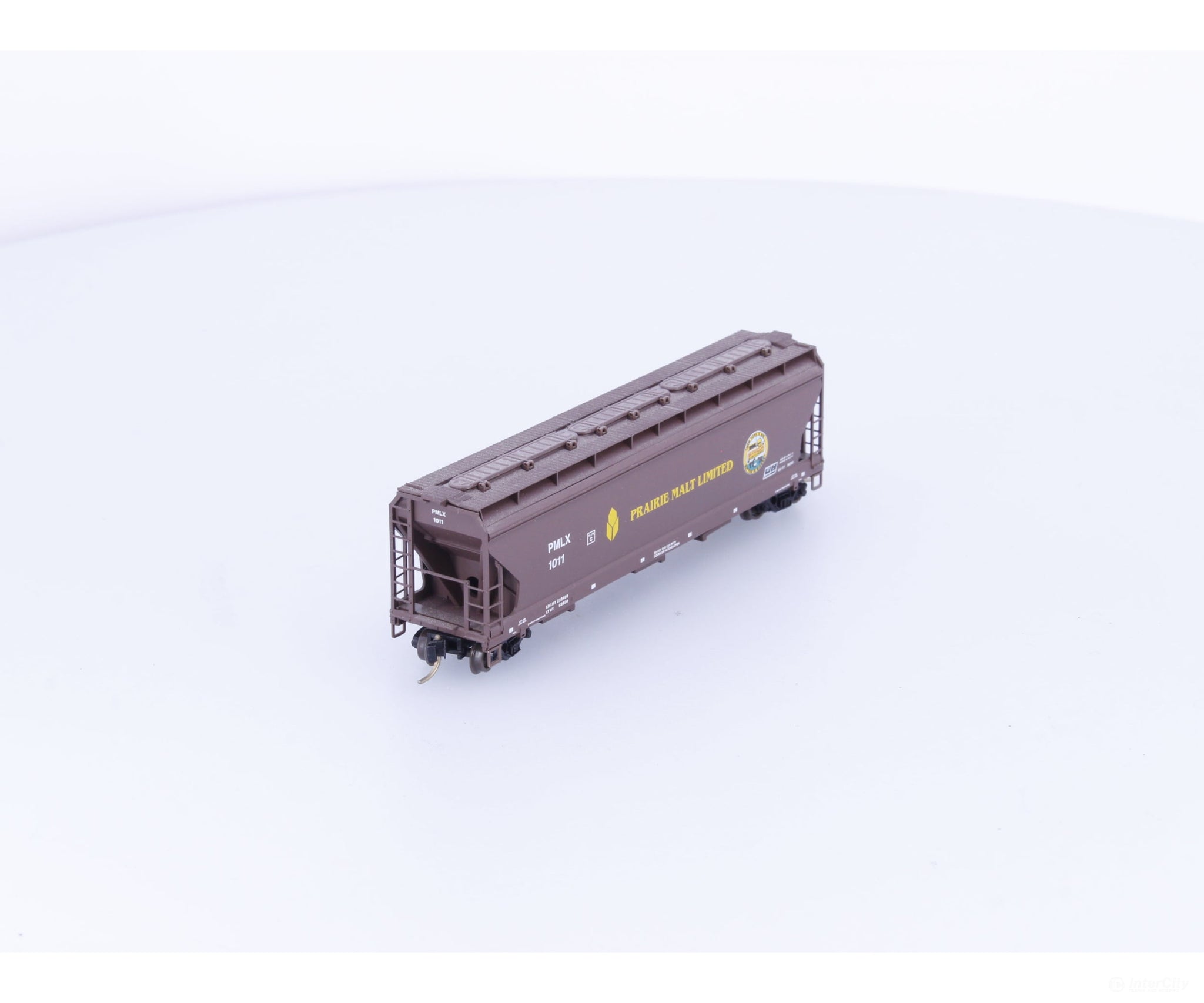 Micro Trains 94130 N 3 Bay ACF Covered Hopper Prairie Malt (PMLX) 1011 - Freight Cars