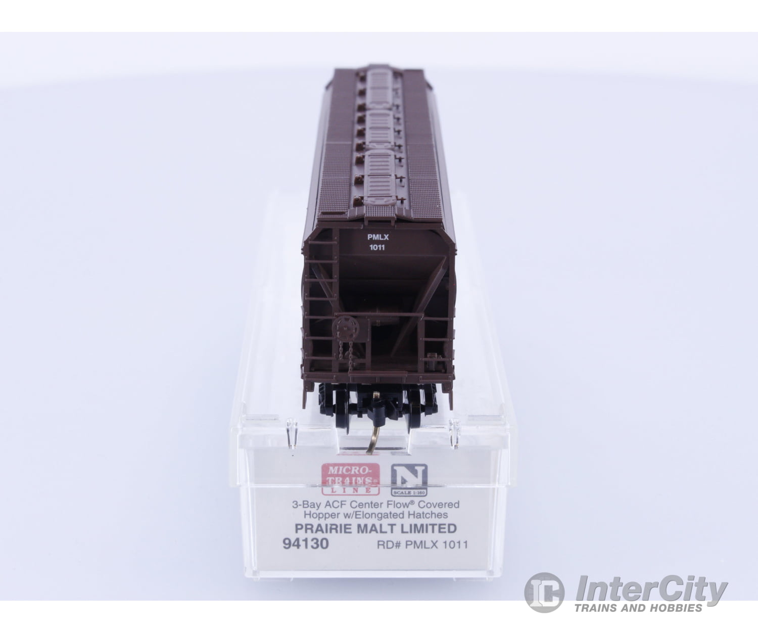 Micro Trains 94130 N Covered Hopper 3-Bay ACF 4650 Prairie Malt Limited PMLX 1011 Freight Cars