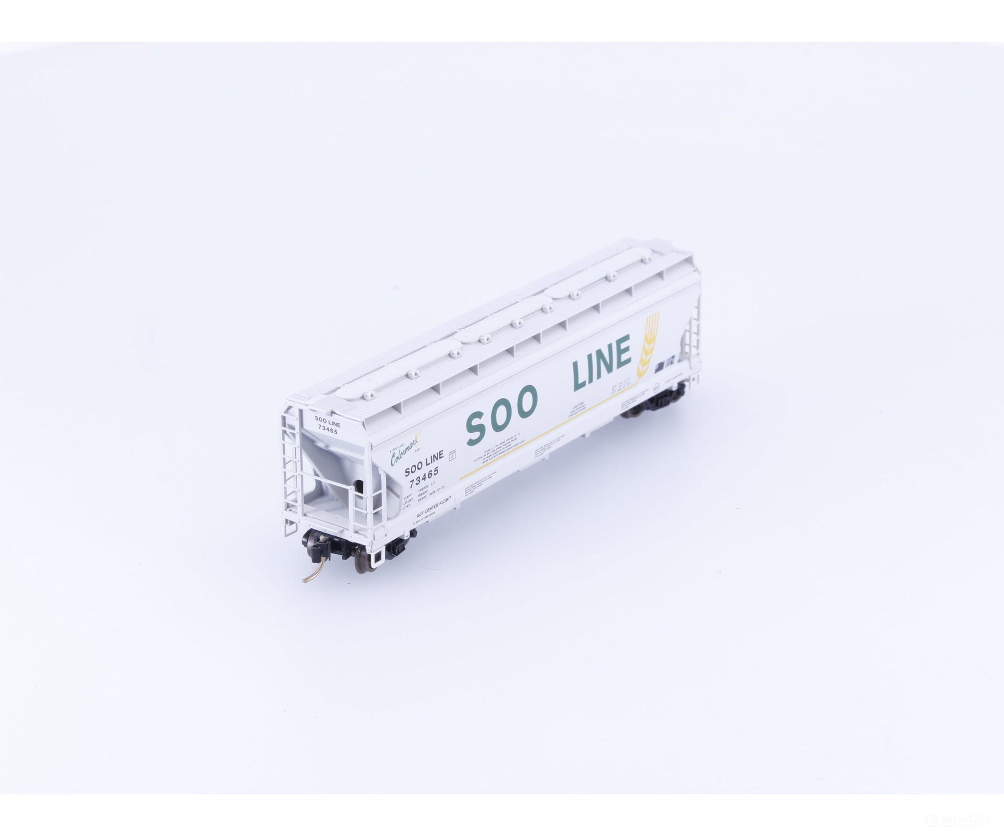 Micro Trains 94150 N 3 Bay ACF Covered Hopper #3 Soo Line (SOO) 73465 - Freight Cars