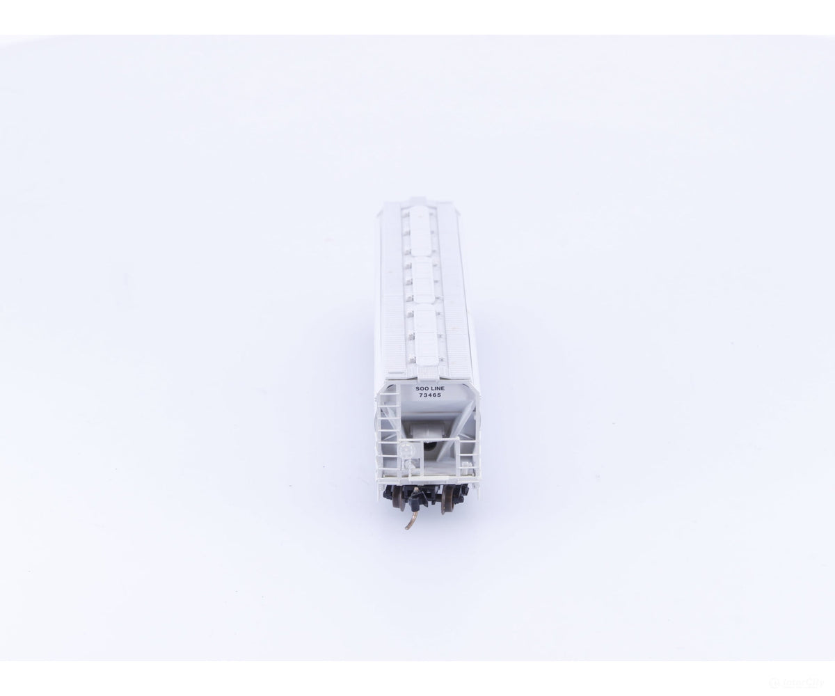 Micro Trains 94150 N 3 Bay ACF Covered Hopper #3 Soo Line (SOO) 73465 - Freight Cars
