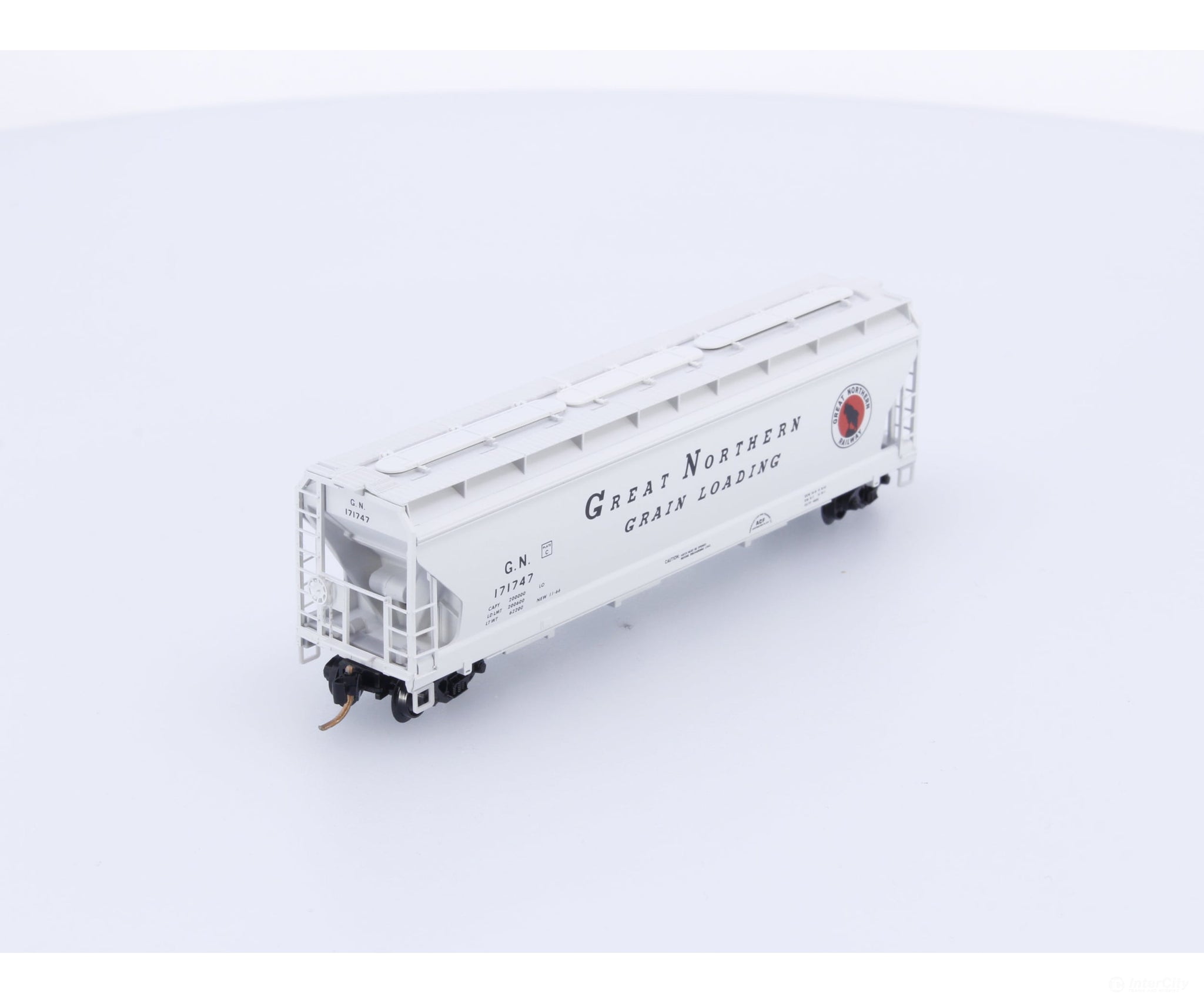 Micro Trains 94160 N Covered Hopper 3-Bay ACF 4650 Great Northern (GN) 171747 (#1) Freight Cars