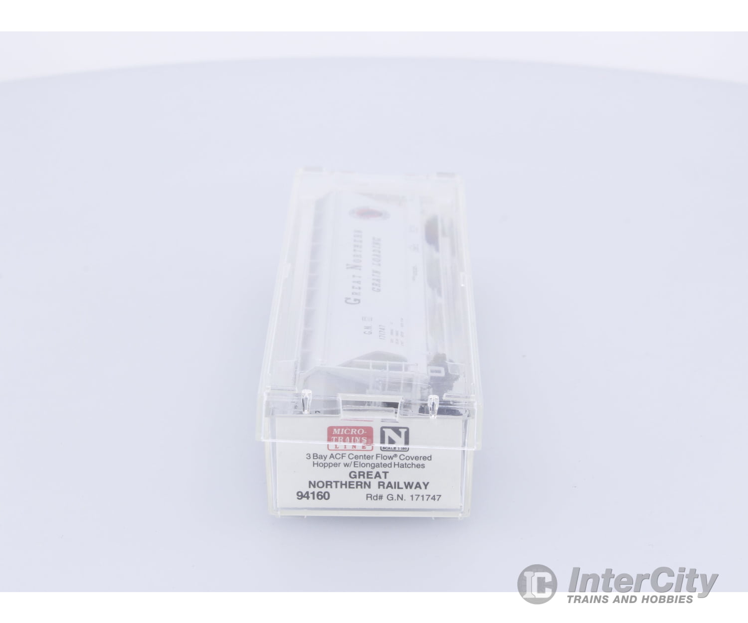 Micro Trains 94160 N Covered Hopper 3-Bay ACF 4650 Great Northern (GN) 171747 (#1) Freight Cars