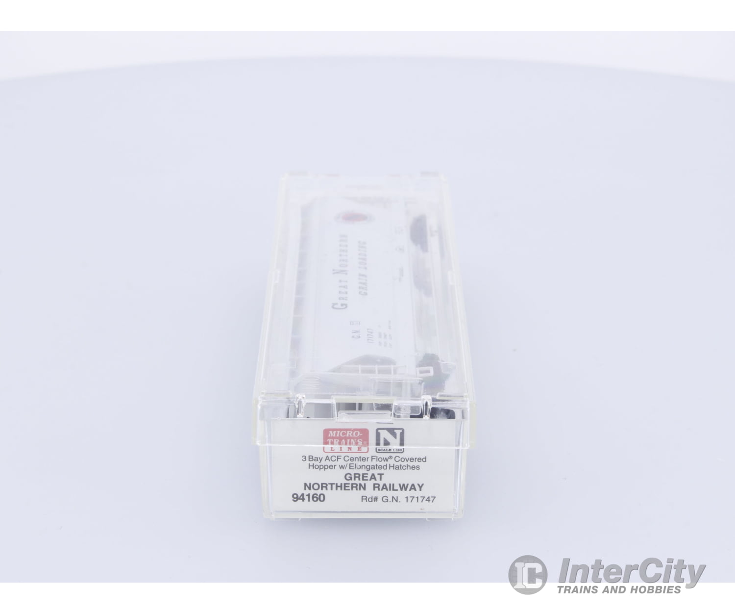 Micro Trains 94160 N Covered Hopper 3-Bay ACF 4650 Great Northern (GN) 171747 (#3) Freight Cars