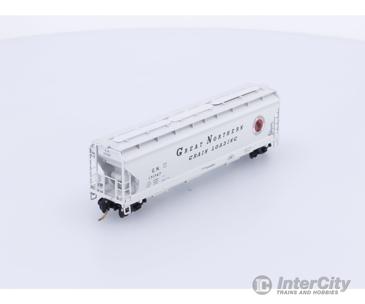 Micro Trains 94160 N Covered Hopper 3-Bay ACF 4650 Great Northern (GN) 171747 (#3) Freight Cars