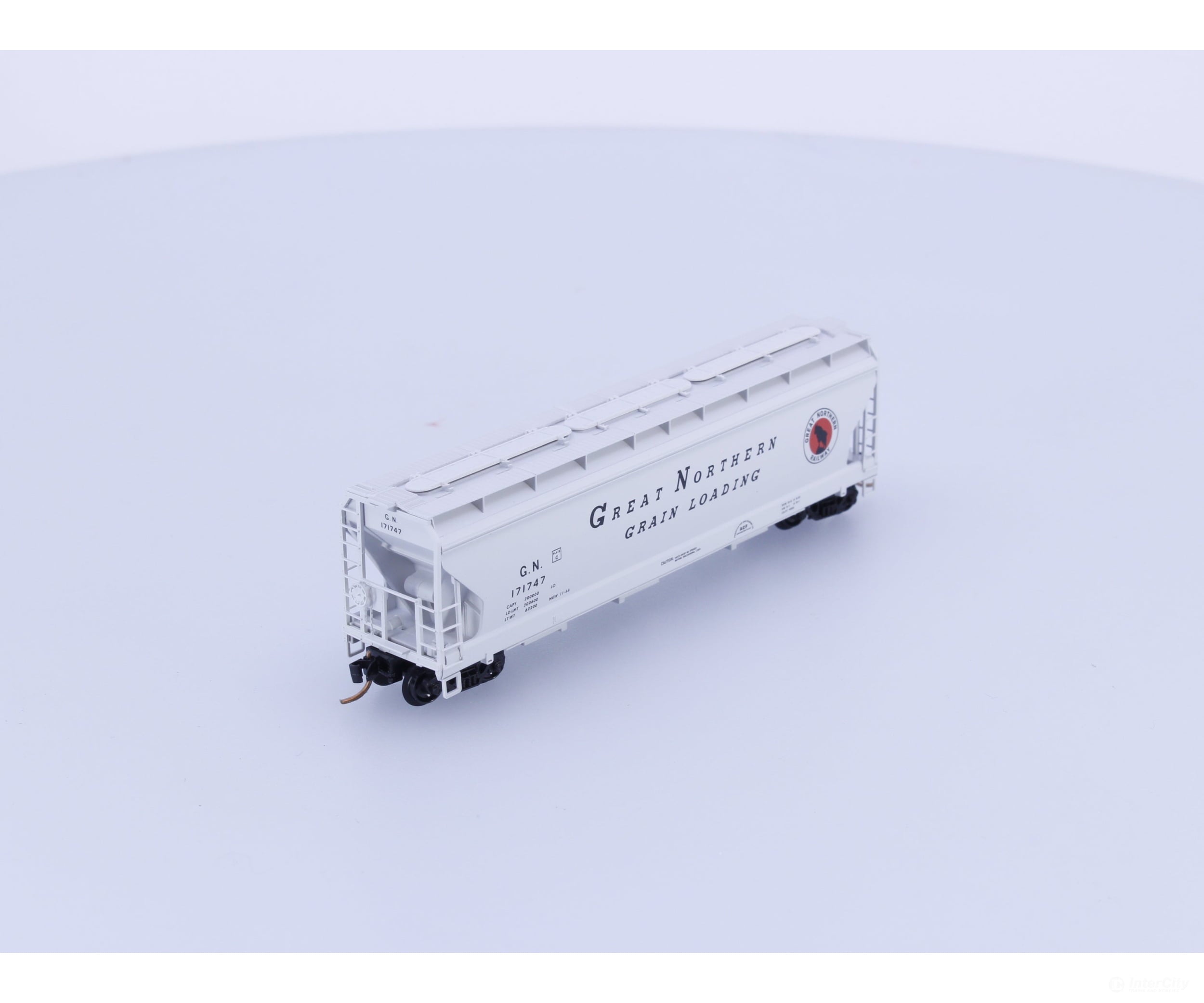 Micro Trains 94160 N Covered Hopper 3-Bay ACF 4650 Great Northern (GN) 171747 Freight Cars