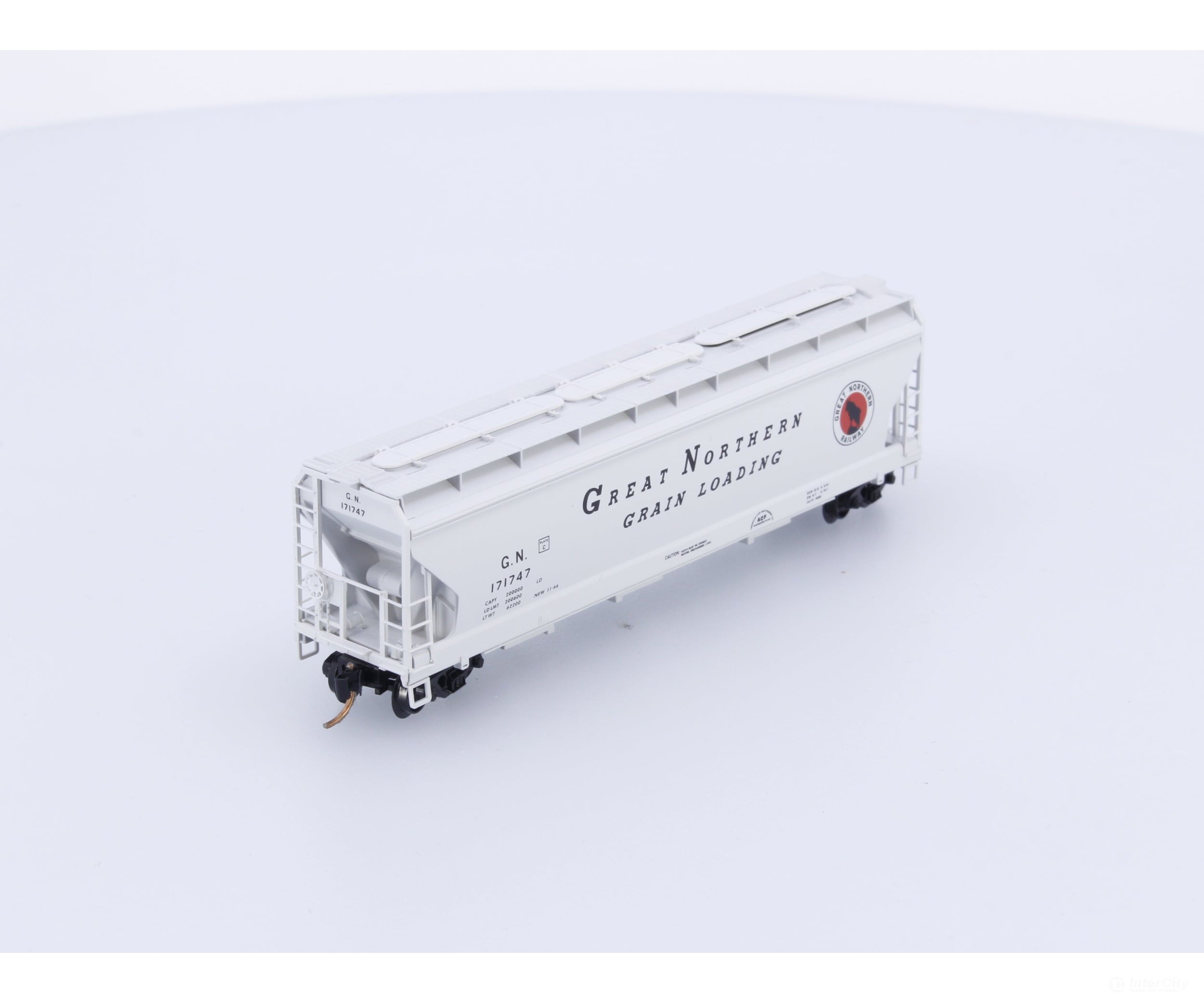 Micro Trains 94160 N Covered Hopper 3-Bay ACF 4650 Great Northern (GN) 171747 (#3) Freight Cars