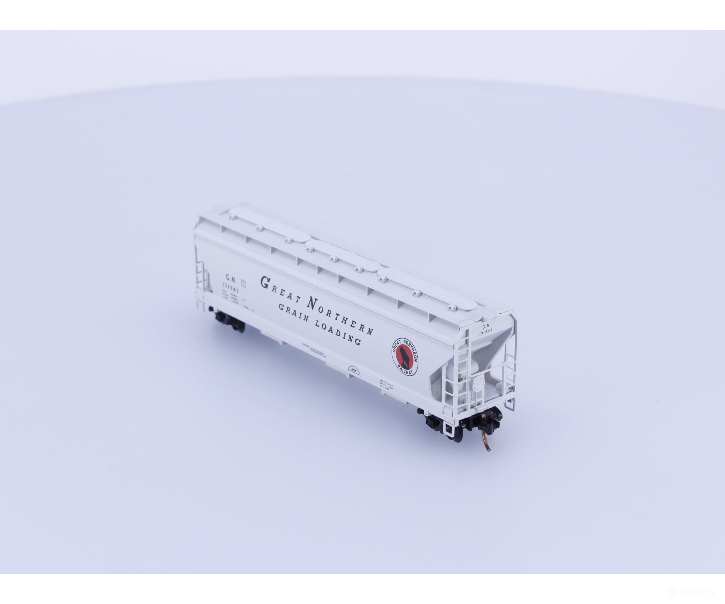 Micro Trains 94160 N Covered Hopper 3-Bay ACF 4650 Great Northern (GN) 171747 Freight Cars