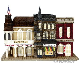 Micro Trains 96007025 Micro-Seasons(R) Liberty Town Usa Main Street #2 Emporium Toy Shop Barber -