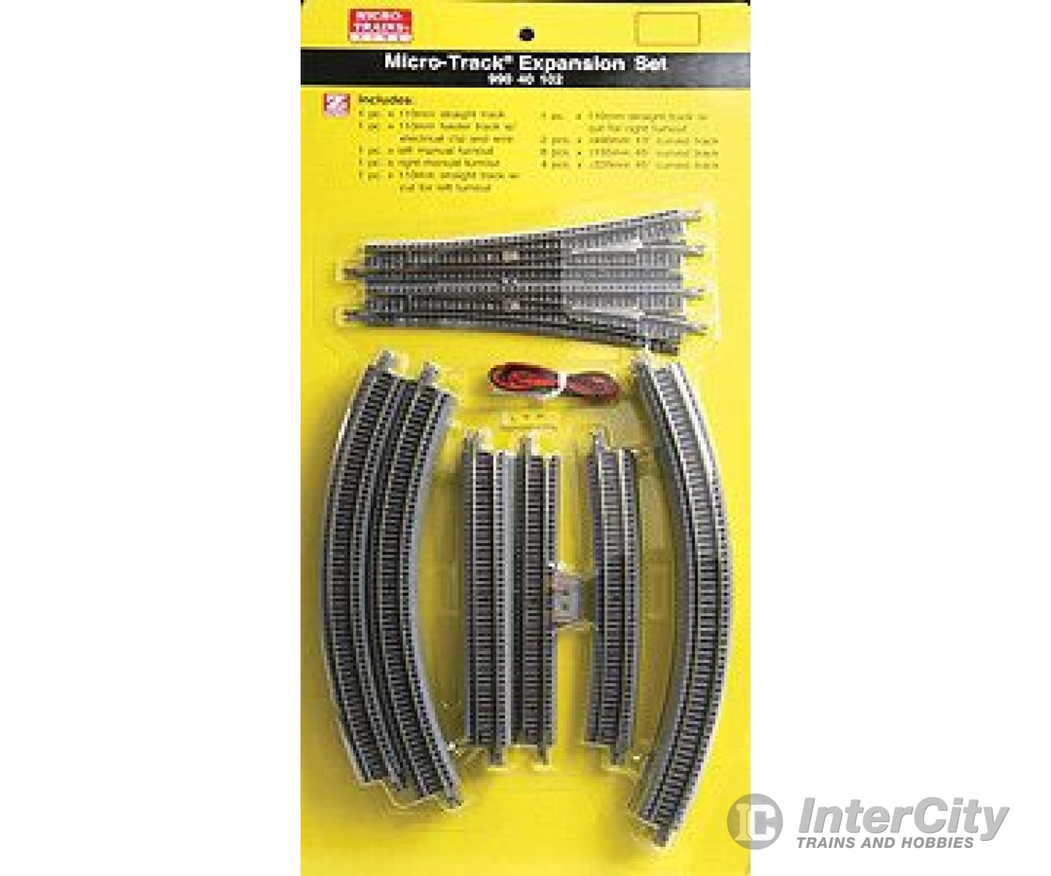 Micro Trains 99040102 Micro-Track(Tm) 20-Piece Expansion Set - Includes 110Mm Straight 1 Left Right