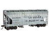 Micro Trains Ho 2200005 Acf 2-Bay Covered Hopper - Ready To Run Denver & Rio Grande Western #10000