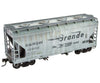 Micro Trains Ho 2200005 Acf 2-Bay Covered Hopper - Ready To Run Denver & Rio Grande Western #10000