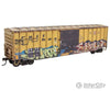 Micro Trains Ho 5600002 50’ Exterior-Post Modern Boxcar - Kit Railbox #33916 (Weathered Yellow