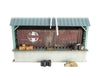 Micro Trains Ho 90056010 Grain Storage Building W/40’ Boxcar - Kit Unpainted Structure Boxcar