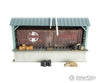 Micro Trains Ho 90056010 Grain Storage Building W/40’ Boxcar - Kit Unpainted Structure Boxcar