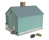 Micro Trains Ho 90056010 Grain Storage Building W/40’ Boxcar - Kit Unpainted Structure Boxcar