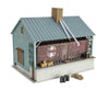 Micro Trains Ho 90056010 Grain Storage Building W/40’ Boxcar - Kit Unpainted Structure Boxcar