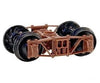 Micro Trains 525000 Arch Bar Trucks - Less Couplers (Brown) 10 Pairs &