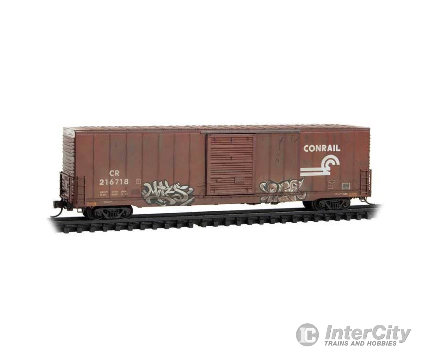 Micro Trains Line N 10444041 60’ Excess Height Single-Door Boxcar With Riveted Sides Conrail