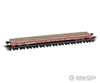 Micro Trains Line N 13400021 Thrall 60’ Flatcar Burlington Northern Santa Fe #585033 (Boxcar Red)