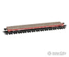 Micro Trains Line N 13400022 Thrall 60’ Flatcar Burlington Northern Santa Fe #585069 (Boxcar Red)