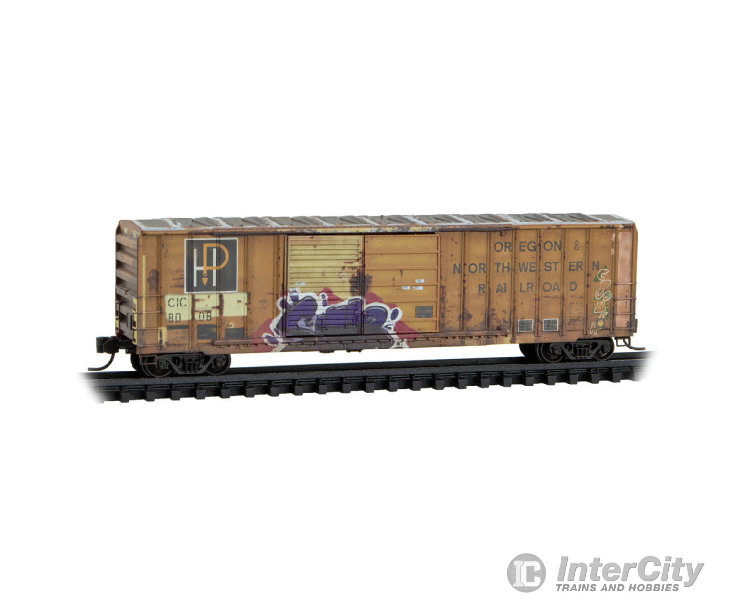 Micro Trains Line N 3044320 50’ Rib-Side Double-Door Boxcar No Roofwalk - Ready To Run Cedar