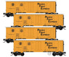 Micro Trains Line N 40 Steel Ice Reefer 4-Pack - Ready To Run Pacific Fruit Express 20043 20047