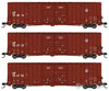 Micro Trains Line N 60 Rib-Side Double-Plug-Door High-Cube Boxcar 3-Pack - Ready To Run Union