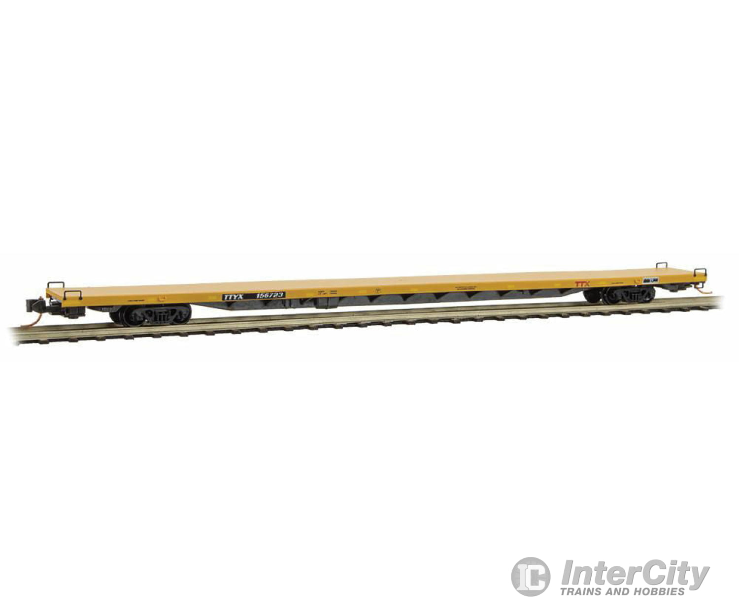 Micro Trains Line N 894 Flat-Deck Flatcar - Ready To Run Ttx #156723 157215 157480 (Yellow Black