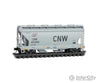 Micro Trains Line N 9200601 Acf 39’ 2-Bay Center-Flow Covered Hopper - Round Hatches Chicago &