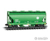 Micro Trains Line N 9200610 Acf 39’ 2-Bay Center-Flow Covered Hopper - Round Hatches Burlington