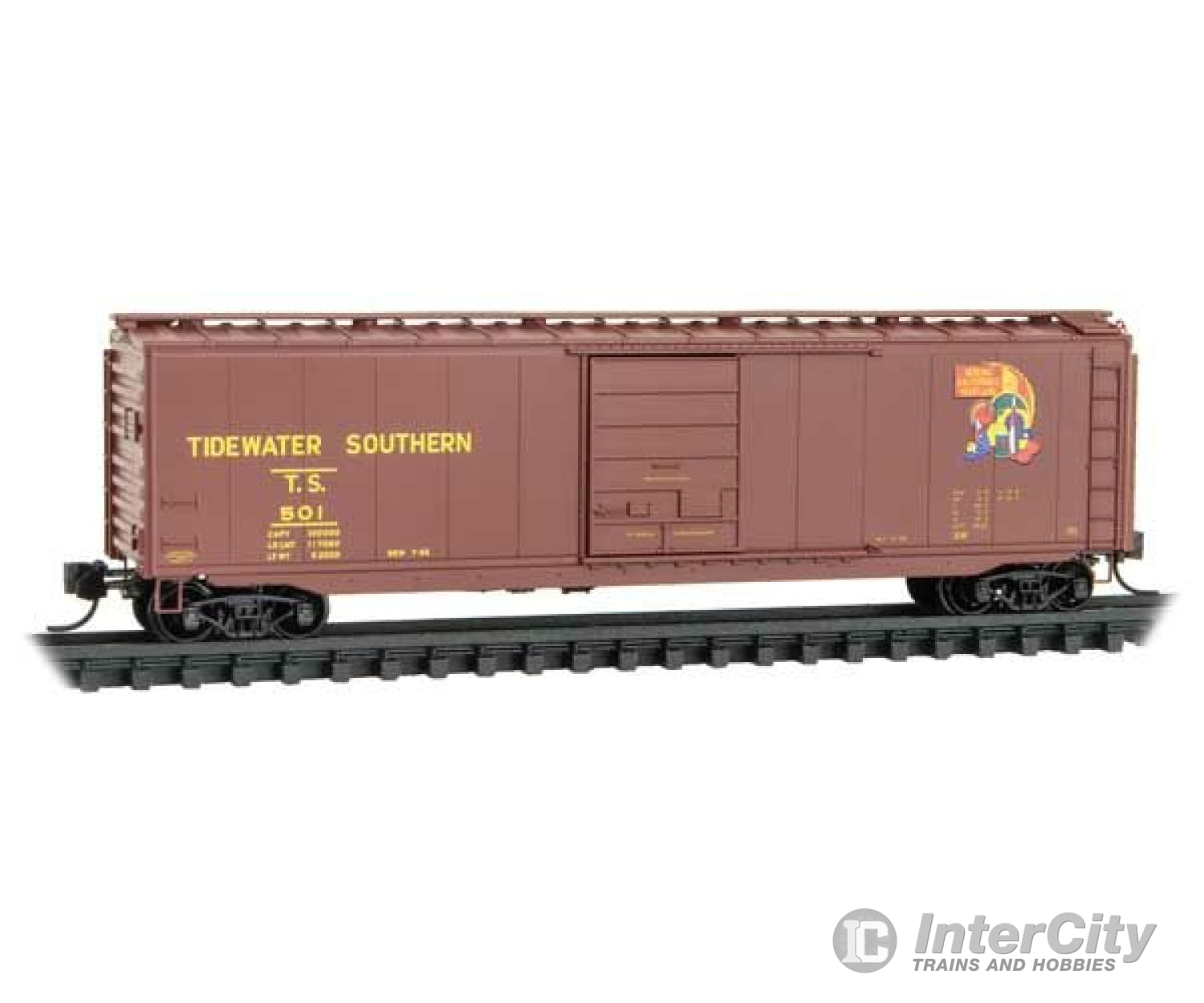 Micro Trains N 03100570 Micro-Trains Mtl Ts Tidewater Southern 50 Single Door Box Car #501 Freight