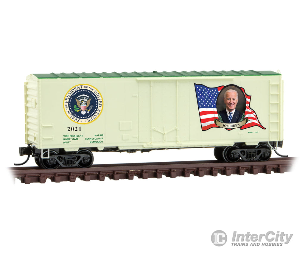 Micro Trains N 07400146 074 00 146 Joe Biden Presidential 40 Standard Boxcar Plug Freight Cars