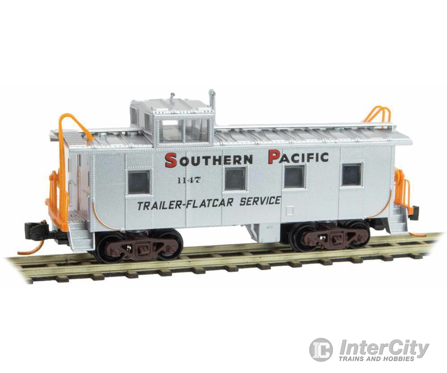 Micro Trains N 10000320 36 Riveted Steel Cupola Caboose - Ready To Run -- Southern Pacific #1096