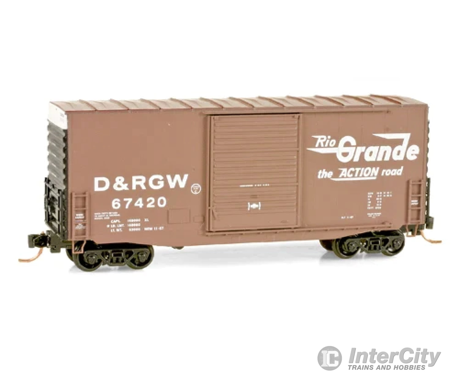 Micro Trains N 10100130 Pullman-Standard 40 Hy-Cube Boxcar - Ready To Run -- Denver & Rio Grande