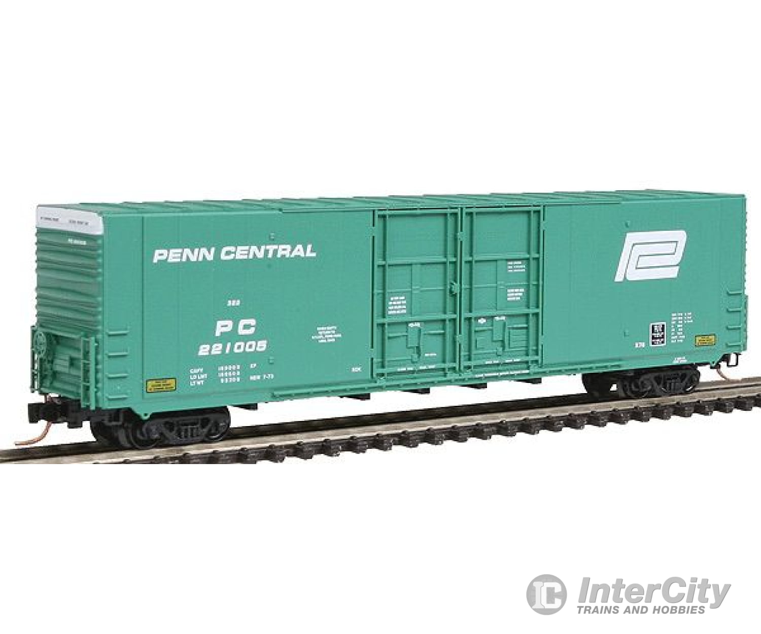 Micro Trains N 10200090 60 Excess Height Boxcar -- Penn Central #221005 Freight Cars