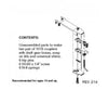 Micro Trains N 102008 Body Mount Couplers 2 Pairs -- W/Very Long Extension For Mounting On 89