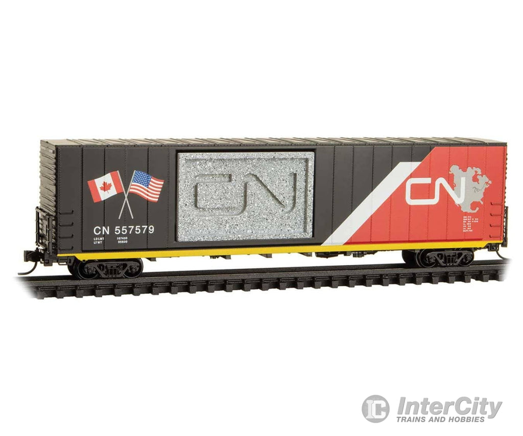 Micro Trains N 10200847 60’ Excess-Height Double-Door Boxcar W/Granite Insert - Ready To Run