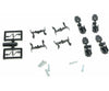 Micro Trains N 102301 True-Scale Coupler -- Long Shank Pkg(4) (Black) Couplers & Trucks