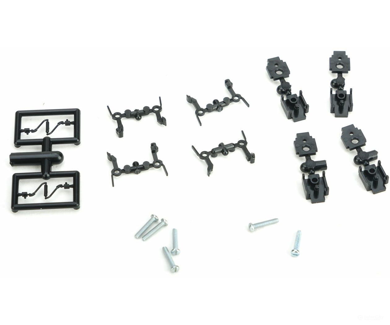Micro Trains N 102301 True-Scale Coupler -- Long Shank Pkg(4) (Black) Couplers & Trucks