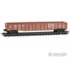 Micro Trains N 10500631 50 15-Panel Fixed-End Gondola - Ready To Run -- Cn Ex-Icg #245605 Freight