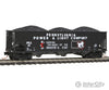 Micro Trains N 10800230 100-Ton 3-Bay Ribside Open Hopper W/Coal Load - Ready To Run -- Pennsylvania