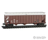 Micro Trains N 10800410 100-Ton 3-Bay Ribside Open Hopper With Topper Cover - Ready To Run --