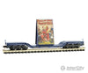 Micro Trains N 10900162 Heavyweight 6-Axle Depressed-Center Flatcar With Billboard Load - Ready To