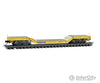 Micro Trains N 10900280 Heavyweight 6-Axle Depressed-Center Flatcar - Ttx Qttx #130353 (Yellow