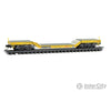 Micro Trains N 10900280 Heavyweight 6-Axle Depressed-Center Flatcar - Ttx Qttx #130353 (Yellow