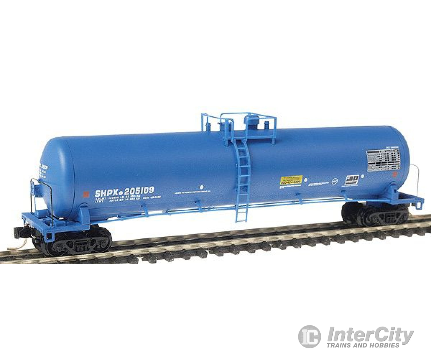 Micro Trains N 110080 56 General Service Tank Car -- Shipper Company Shpx #205109 (Blue W/White