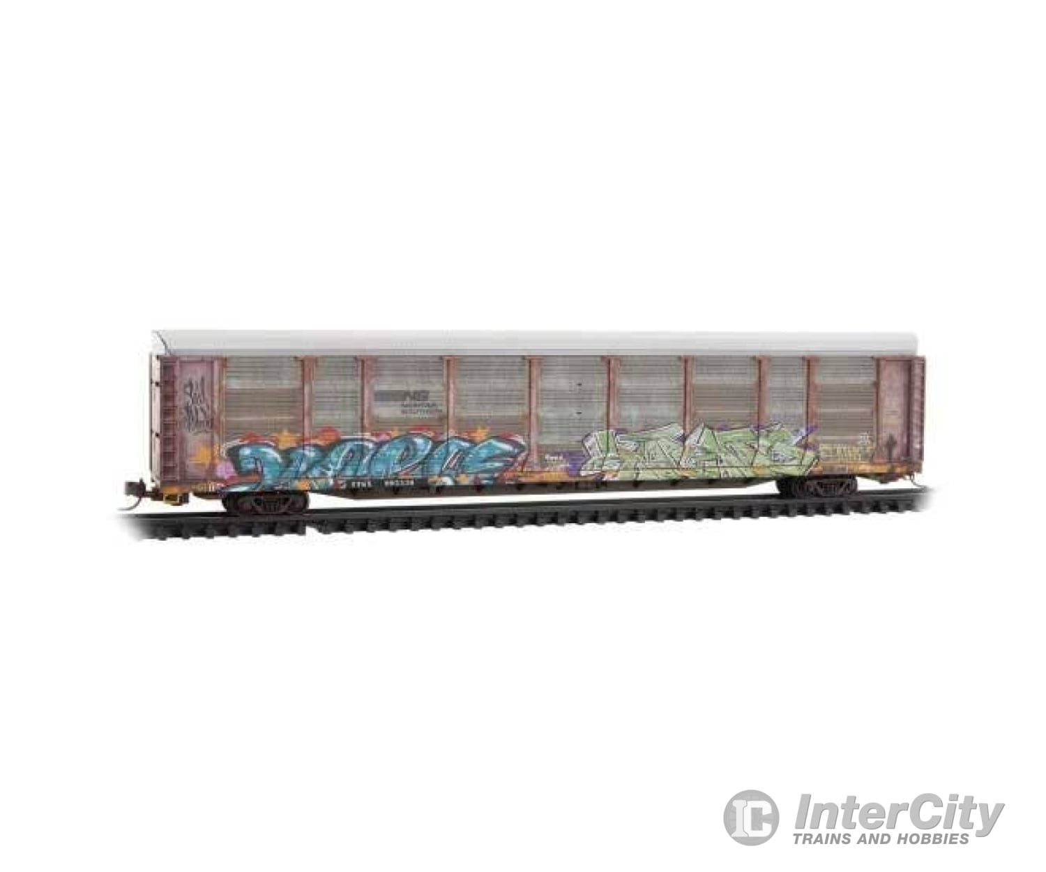 Micro Trains N 11144480 89’ Tri-Level Enclosed Auto Rack - Ready To Run Norfolk Southern Ttgx