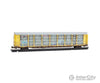 Micro Trains N 11144490 89’ Tri-Level Enclosed Auto Rack - TTX TTGX #851005 (Weathered silver yellow red logo graffiti)