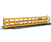 Micro Trains N 11200160 89 Tri-Level Auto Rack -- Frisco/Ttx #913609 (Yellow Black Logo And